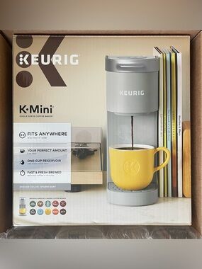 Keurig Coffee Maker K-Mini Studio Gray NEW
